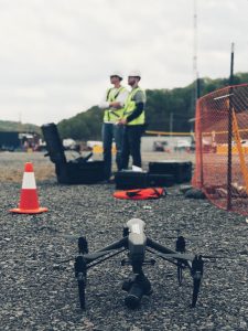 Eye-bot Aerial Solutions Drone in the Field Capture